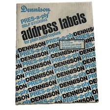 Dennison self adhesive for sale  Fresno