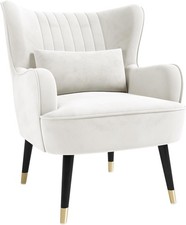 Modern velvet armchair for sale  BIRMINGHAM