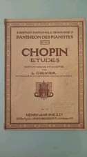 Partitions chopin études d'occasion  Thonon-les-Bains