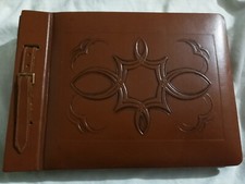 Vintage leder fotoalbum gebraucht kaufen  Geldern