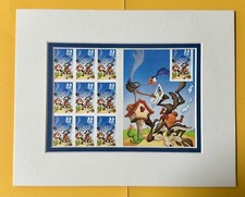 Looney Tunes - Conjunto de 5 selos USPS folha de 10 pré-emoldurados (fora de moldura) comprar usado  Enviando para Brazil