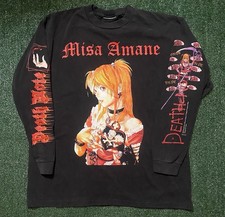 Antiga Camisa Misa Death Note Manga Longa Anime Promo Mangá Shonen Jump Programa de TV RARA comprar usado  Enviando para Brazil
