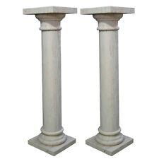 Pair travertine columns d'occasion  Expédié en Belgium