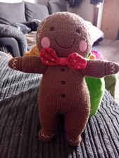 Wilko knitted gingerbread for sale  BOLTON