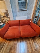 Velvet seater sofa for sale  BRADFORD