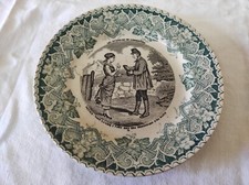 Ancienne assiette décorative d'occasion  Chambon-sur-Voueize
