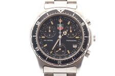 [Raro] Relógio masculino TAG HEUER Professional 2000 CE1112 cronógrafo QZ mostrador preto comprar usado  Enviando para Brazil