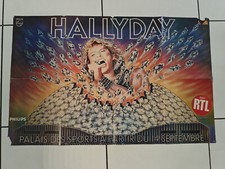 Johnny hallyday affiche d'occasion  Franqueville-Saint-Pierre