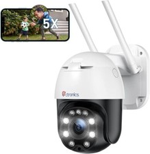 Ctronics 5X Zoom optyczny Kamera monitorująca Zewnętrzna Wi-Fi, kamera IP PTZ WiFi GF na sprzedaż  Wysyłka do Poland