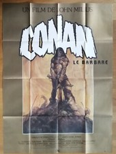 CONAN Arnold Schwarzenegger original GRANDE pôster de filme francês frazetta comprar usado  Enviando para Brazil