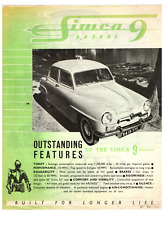 Simca aronde brochure d'occasion  Expédié en Belgium