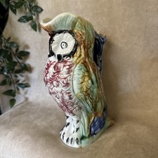 Antique majolica owl for sale  West Bend