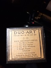 Rolo de piano duo-art player # D-53 quatro peças infantis RECORTADO comprar usado Rolo de piano duo-art player # D-53 quatro peças infantis RECORTADO comprar usado  Enviando para Brazil