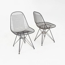 Par de cadeiras de jantar Herman Miller Eames DKR fio com bases Eiffel C. 1956 comprar usado  Enviando para Brazil
