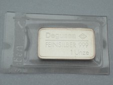 Degussa silberbarren lokomotiv gebraucht kaufen  Heide