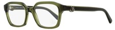 Armação de óculos de plástico óptico quadrado verde Moncler ML5181 096 52-19-145, usado comprar usado  Enviando para Brazil