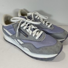 Tênis Reebok Feminino Clássico Nylon 10 Roxo/Cinza Claro - Sapato de Corrida Casual comprar usado  Enviando para Brazil