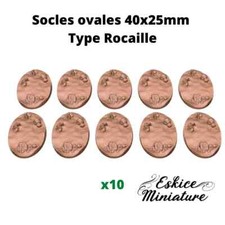 Socles ovales 40x25mm d'occasion  Huelgoat