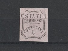 Parma 1857 segnatasse usato  Bari