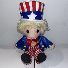 Usado, PRECIOUS MOMENTS UNCLE SAM PATRIOTIC APPLAUSE DOLL 15” 1986 Very Nice comprar usado  Enviando para Brazil