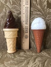 2 pçs Cone de sorvete artificial fingir brincar comida sobremesa loja comida display comprar usado  Enviando para Brazil