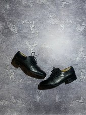 Sapato Oxford Masculino de Couro Preto Italiano Calpierre Tamanho Reino Unido 6.5 UE 40 comprar usado  Enviando para Brazil