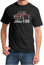 1957-60 Ford F100 Pickup Truck Classic Neon Design Camiseta NOVO FRETE GRÁTIS, usado comprar usado  Enviando para Brazil