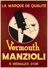 Affiche poster vermouth d'occasion  Soorts-Hossegor