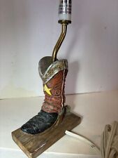 Cowboy boot lamp for sale  Paris