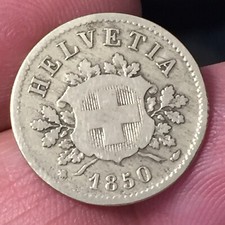 Rappen 1850 moneta usato  San Bonifacio