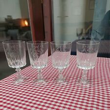 Crystal glasses anniversary for sale  SHEPTON MALLET