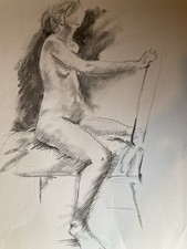 Female nude sketch for sale  ALNESS
