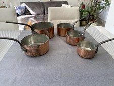 Série casseroles. cuivre d'occasion  Châlons-en-Champagne