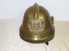 Casque pompier laiton d'occasion  Expédié en France