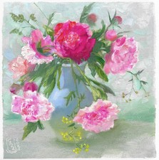 Pretty bouquet peonies d'occasion  Expédié en Belgium