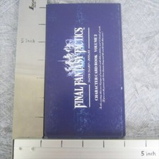 Usado, FINAL FANTASY TACTICS Livro de Cartas de Personagem 2 Conjunto de Arte 1999 PS1 DC1x Ver Estado comprar usado  Enviando para Brazil