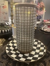Caged glass vase for sale  Lakeville