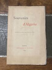 Livre souvenir algérie d'occasion  Dijon