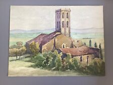 Ancienne aquarelle papier d'occasion  France