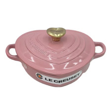 Prato de coração Le Creuset prato d'Amour 20cm rosa francesa ferro fundido sem caixa comprar usado  Enviando para Brazil