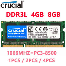 Crucial ddr3l 4gb d'occasion  Expédié en Belgium