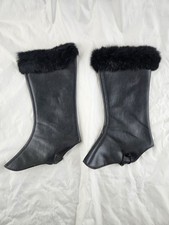 Ladies black gaiters for sale  LONDON