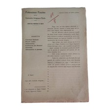 1928 federazione fascista usato  San Pietro di Morubio