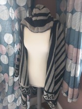 Hooded poncho wool for sale  UK