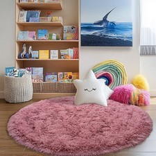Round fluffy rugs for sale  Portland