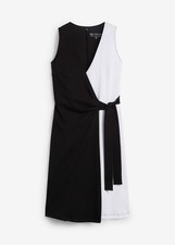 Shirtkleid schwarz weiß gebraucht kaufen  Deutschland