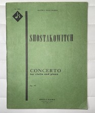 Shostakovich concerto minor for sale  New York
