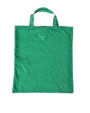 Prada green canvas usato  Italia
