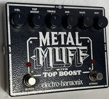 Pedal de distorção Electro-Harmonix metal muff com impulso superior comprar usado  Enviando para Brazil