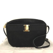 Bolsa de ombro Salvatore Ferragamo Vara couro preta/4BD0210 comprar usado  Enviando para Brazil